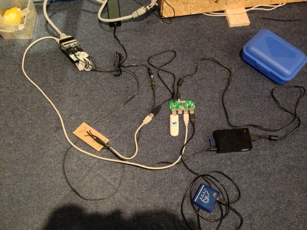 Raspberry Pi Elektronik ausserhalb der Box