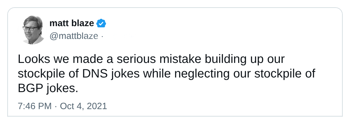 Tweet von @mattblaze